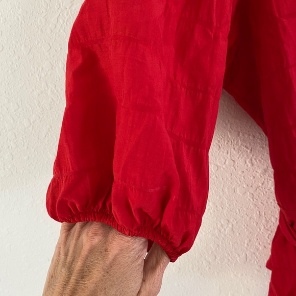 H&M Red Bubble 3/4 Sleeve Size 14 - Picture 4 of 5